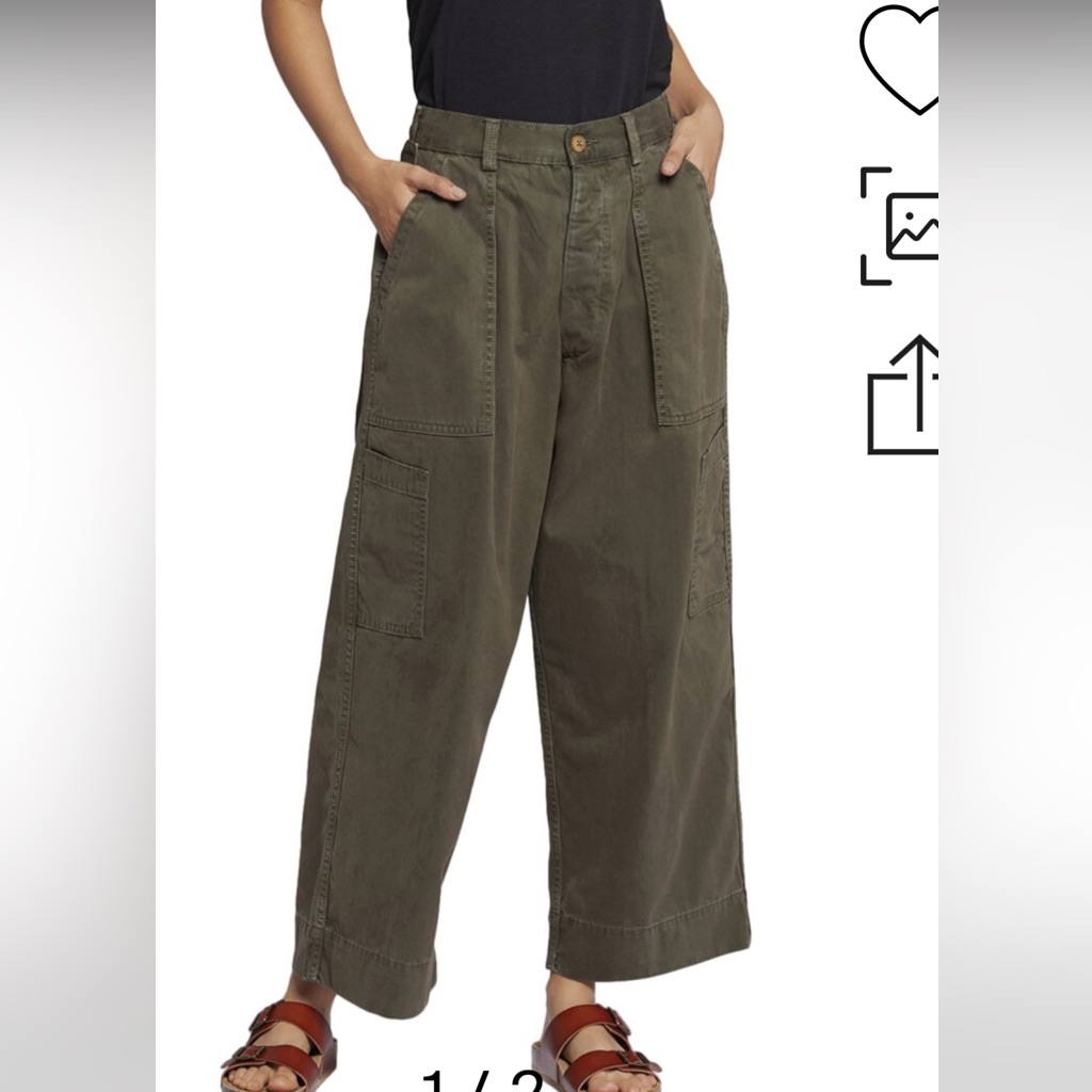 Current Elliot Spectrum Pant. Army Green Size 28